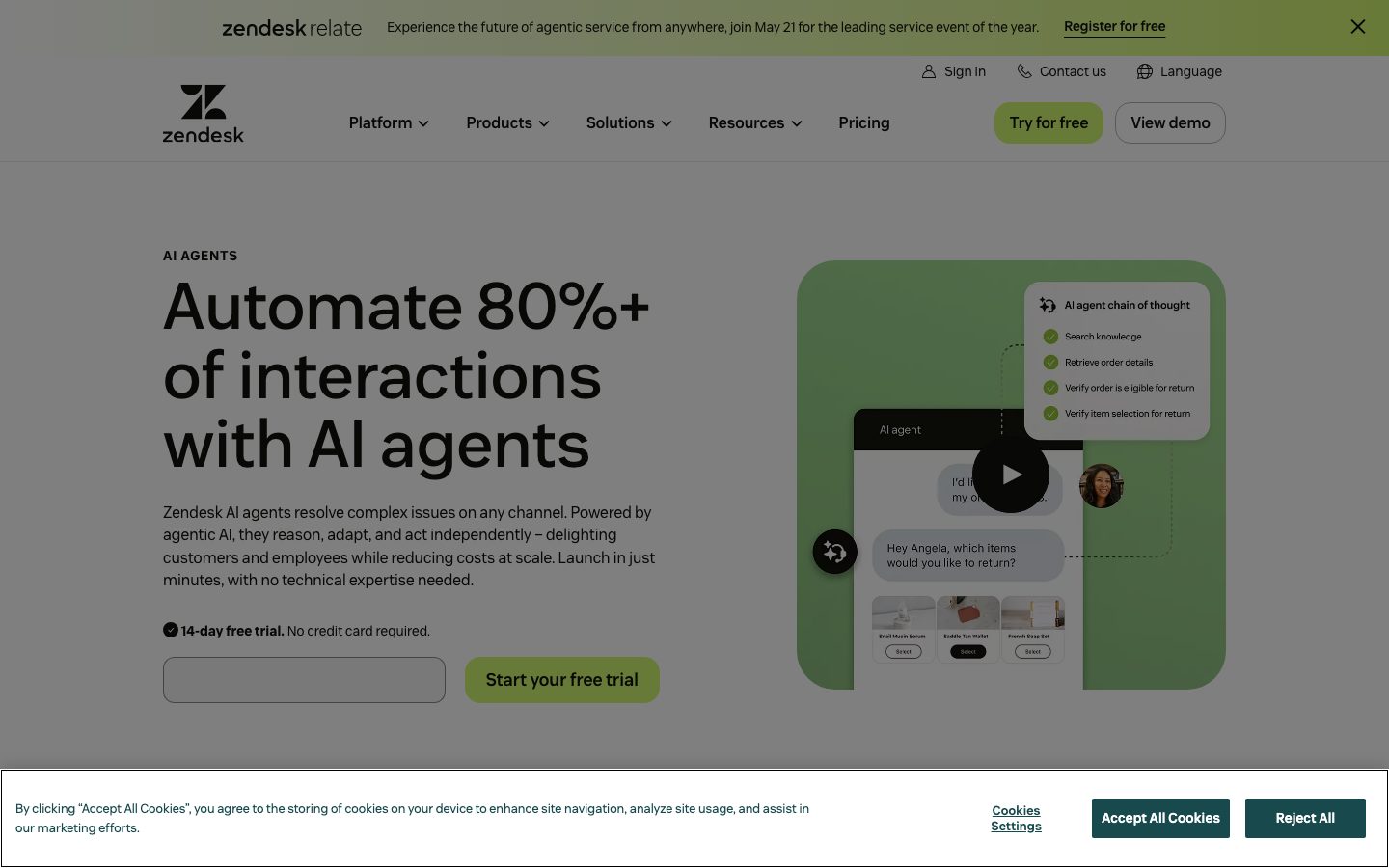 Zendesk AI Agents