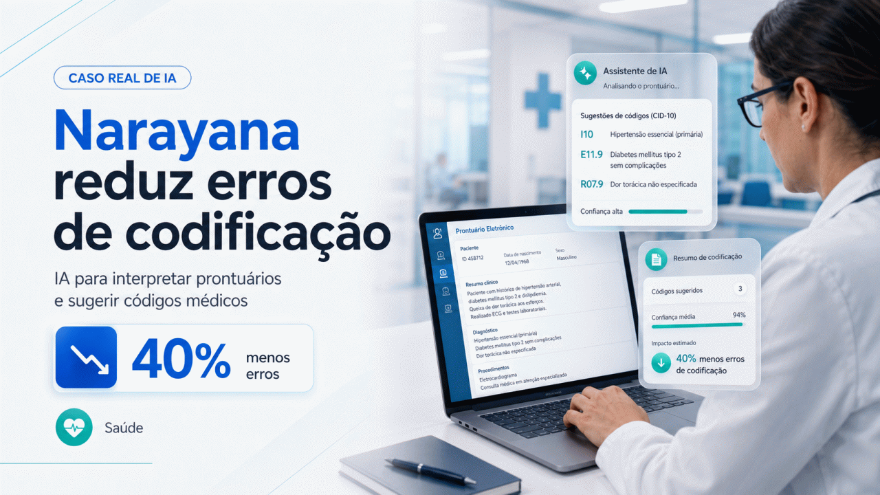 Como a Narayana Health reduziu erros de codificação médica com IA