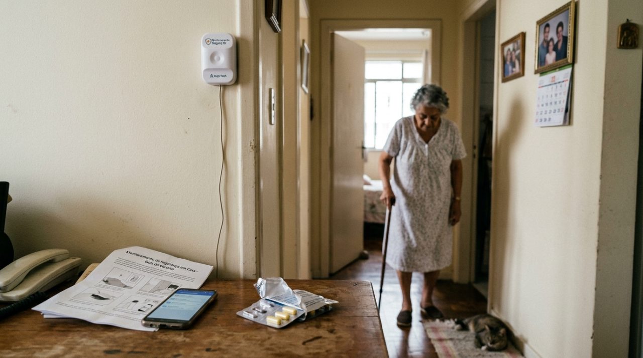 IA no Cuidado de Idosos: Como Sensores Inteligentes Estão Garantindo Segurança e Saúde nas Casas Brasileiras