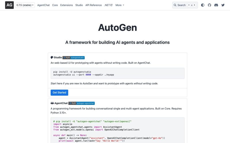 Microsoft AutoGen