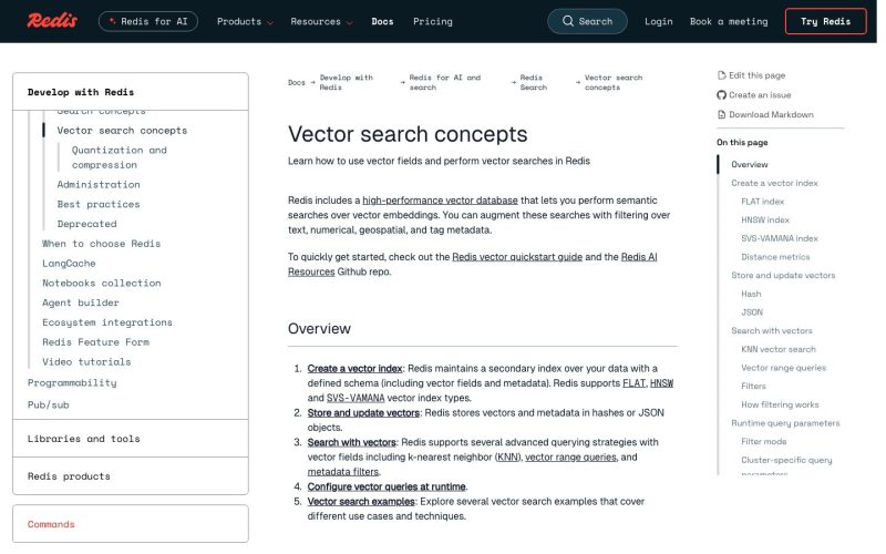 Redis Vector Search