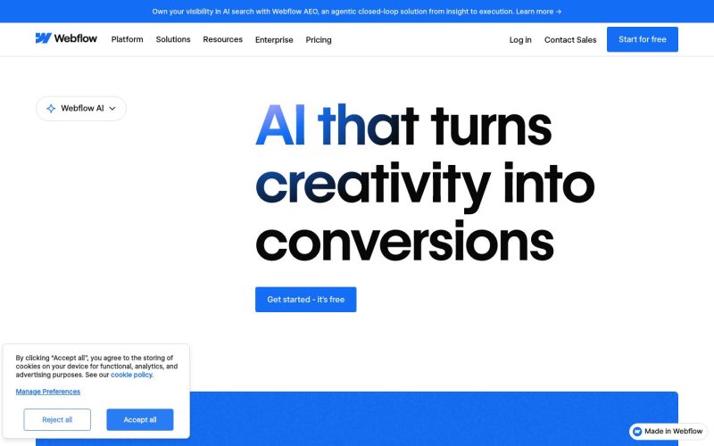 Webflow AI