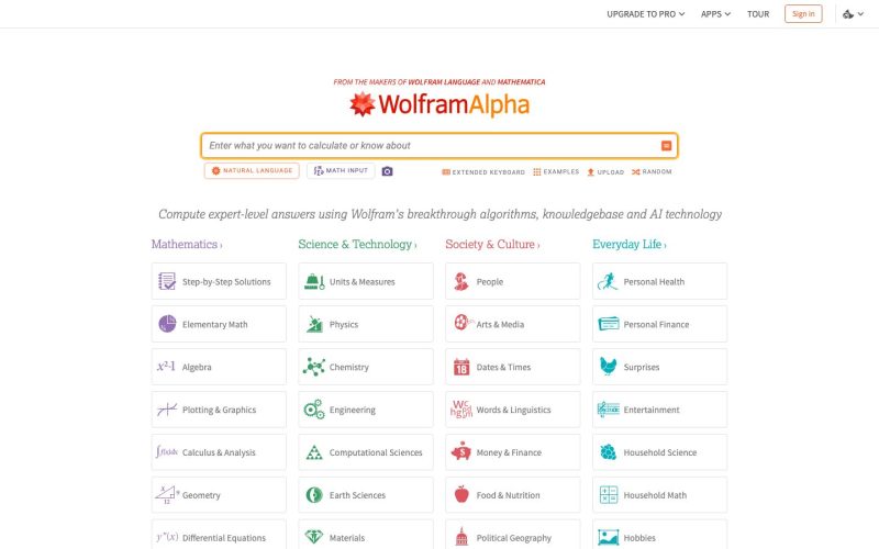 Wolfram Alpha